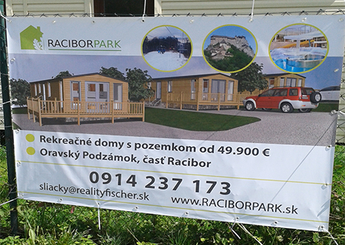 Banerová reklamná plachta Banerová plachta Ružomberok